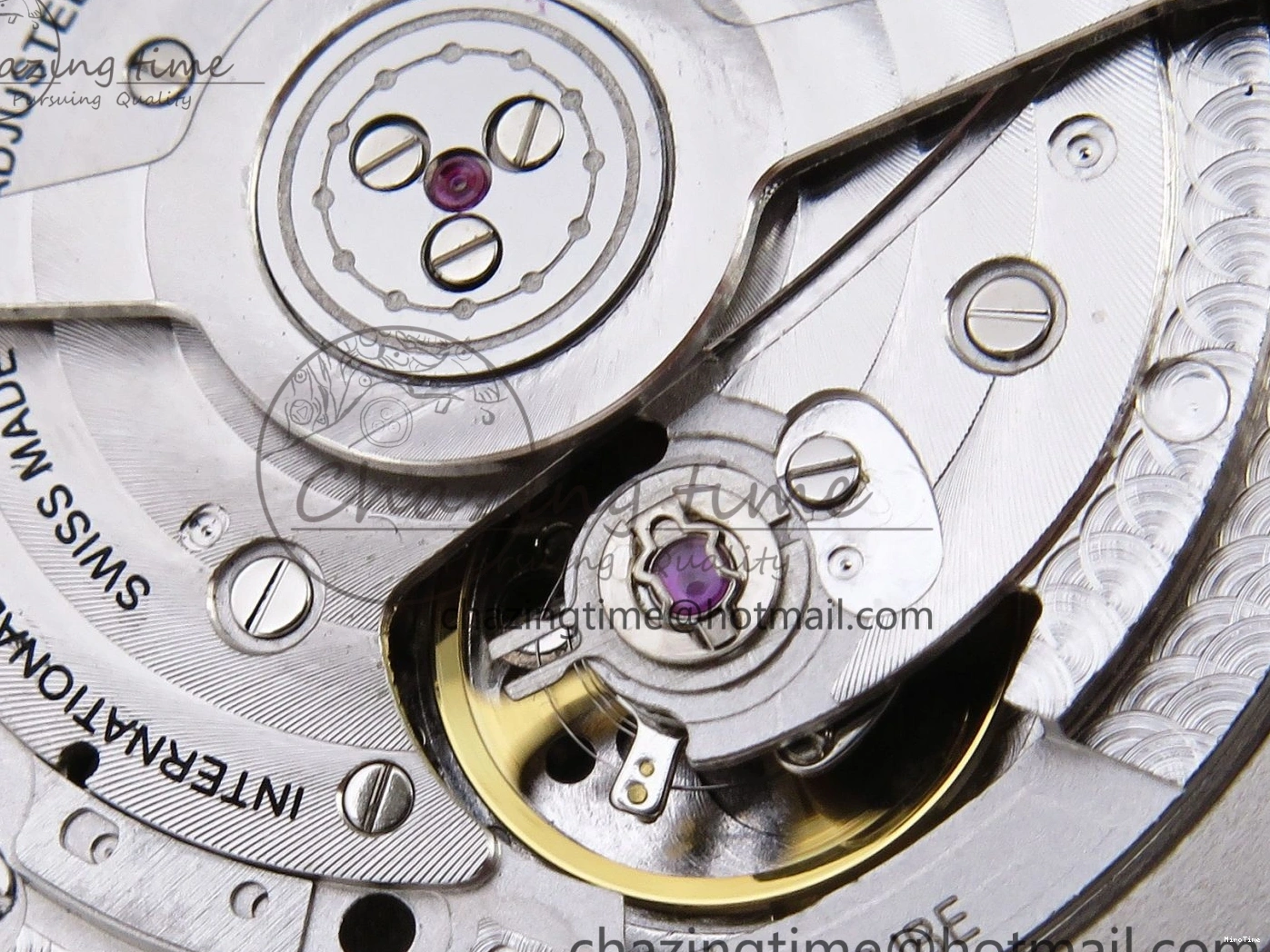 MIROTIME 0208 FreshLook Pilot’s Watch Top Gun Black Ceramic IW326901 ZF 1:1 Best Edition on Black Nylon Strap A 7026